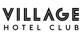 Village Hotel Club logo - Black Text on White